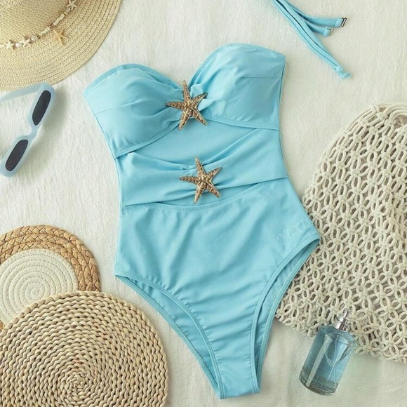 2025 Women's One-Piece Swimsuit Bathing Suit, Comfortable High-Elastic Nylon - Picture 2 of 4